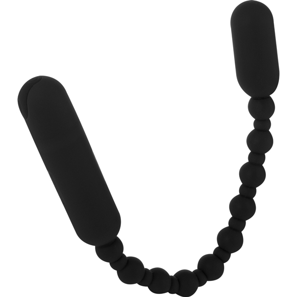 Rechargeable PowerBullet Booty Beads Black