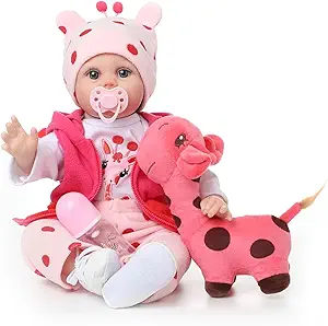 Bebe Silicone with Feeding Kit Toys for Gifts for Kids 3+