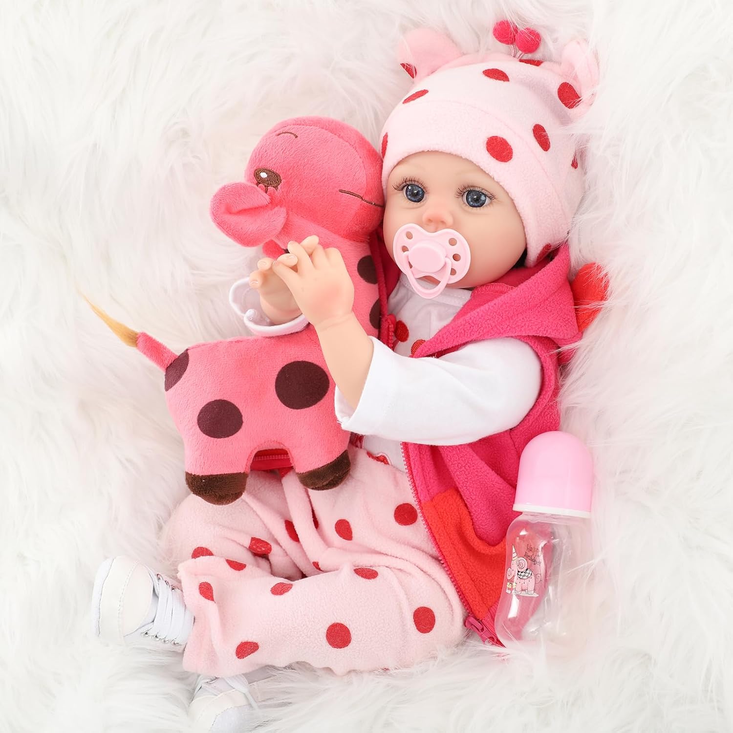 Bebe Silicone with Feeding Kit Toys for Gifts for Kids 3+ - Image 4