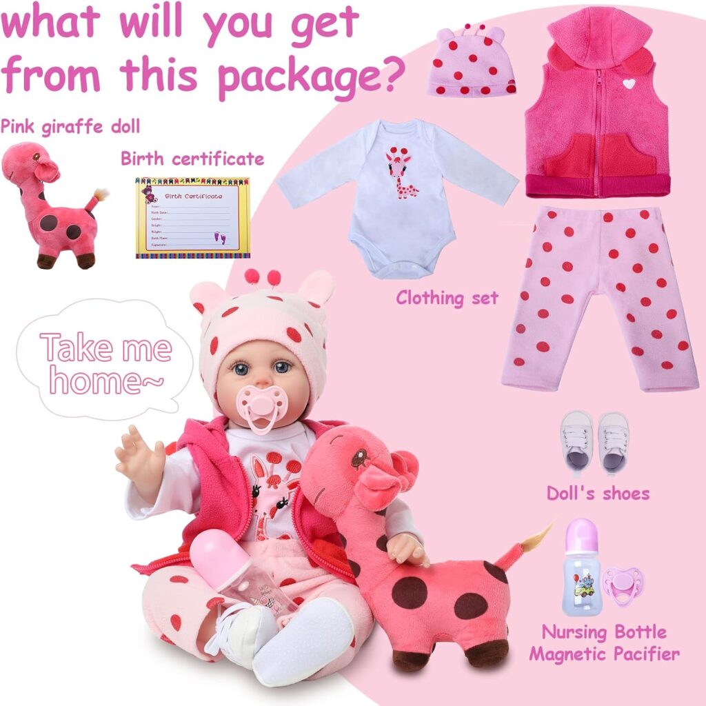 Bebe Silicone with Feeding Kit Toys for Gifts for Kids 3+