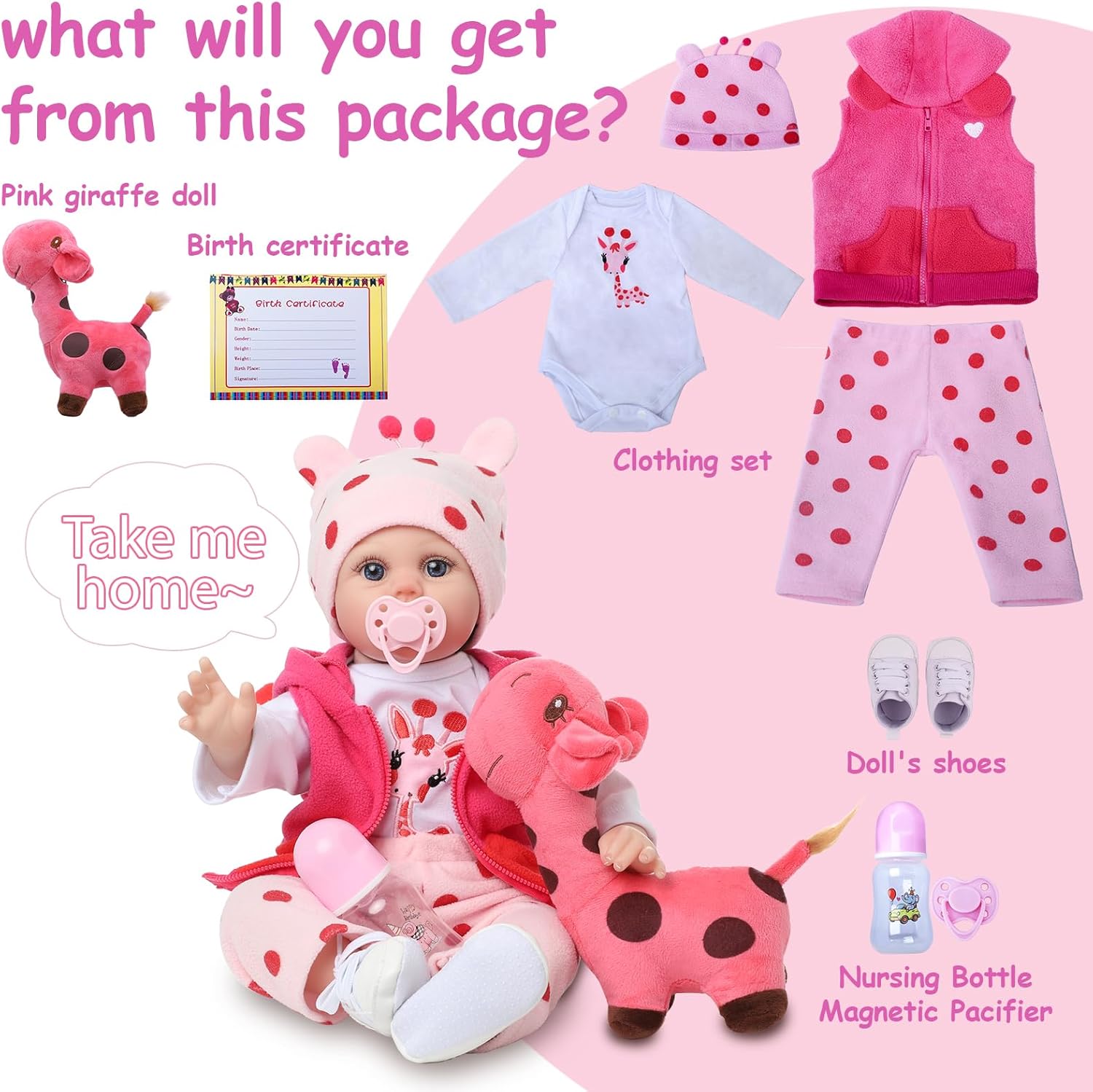 Bebe Silicone with Feeding Kit Toys for Gifts for Kids 3+