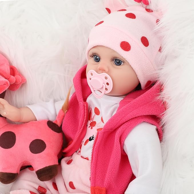 Bebe Silicone with Feeding Kit Toys for Gifts for Kids 3+